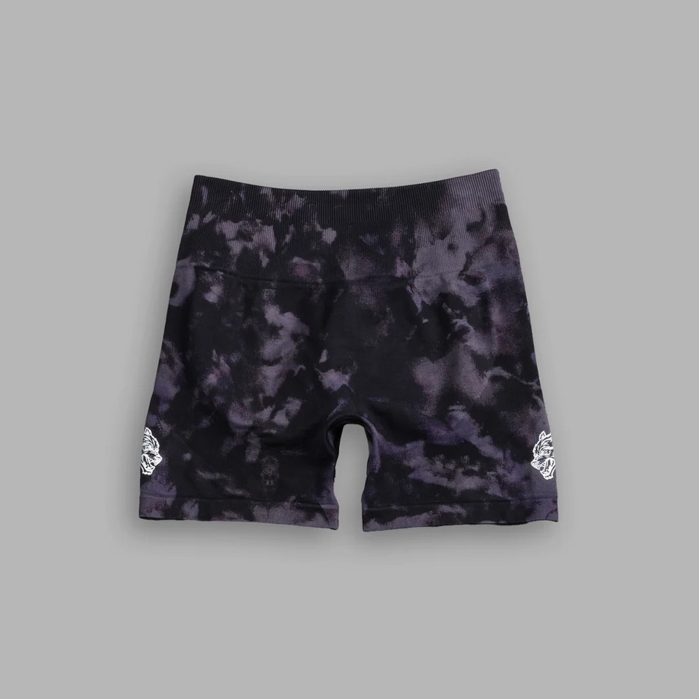 Darc Sport Black and Purple Bike Shorts